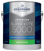 Alamo Paint & Decorating® Super Kote 5000® Waterborne Acrylic-Alkyd is the ideal choice for interior doors, trim, cabinets and walls. It delivers the desired flow and leveling characteristics of conventional alkyd paints while also providing a tough satin or semi-gloss finish that stands up to repeated washing and cleans up easily with soap and water.boom
