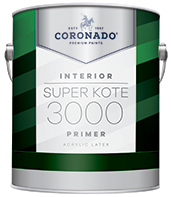 Alamo Paint & Decorating® Super Kote 3000 Primer is an easy-to-apply primer optimized for high productivity jobs. Super Kote 3000 is ideal for use in rental properties. This high-hiding, fast-drying primer provides a strong foundation for interior drywall and cured plaster and can be topcoated with latex or oil-based paint.boom