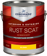 Alamo Paint & Decorating® Rust Scat Polyurethane Enamel is a rust-preventative coating that delivers exceptional hardness and durability. Formulated with a urethane-modified alkyd resin, it can be applied to interior or exterior ferrous or non-ferrous metals. (Not intended for use over galvanized metal.)boom