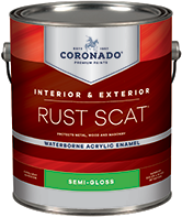 Alamo Paint & Decorating® Rust Scat Waterborne Acrylic Enamel is suitable for interior or exterior use. Engineered for metal surfaces, it also adheres to primed masonry, drywall, and wood. It has tenacious adhesion and provides excellent color and gloss retention.boom