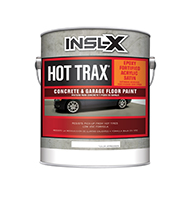 Alamo Paint & Decorating® Hot Trax is a high-performance, ready-to-use, epoxy-fortified acrylic concrete and garage floor coating that resists hot tire pick-up and marring common to driveways and garage floors. Hot Trax seals and protects concrete from chemicals, water, oil, and grease. This durable, low-satin finish resists cracking and can also be used on exterior concrete, masonry, stucco, cinder block, and brick.

Low-VOC
Resists hot tire pick-up
Interior or exterior use
Recoat in 24 hours
Park vehicles in 5-7 days
Qualifies for LEED creditboom